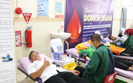 Antusias! Jajaran Lapas Cipinang Kompak Donor Darah Peringati Hari Bhakti Pemasyarakatan ke-61