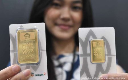 Daftar Harga Emas Hari Ini di Pegadaian  Antam, UBS, Galeri 24 di Perdagangan Sabtu (19/4/2025)