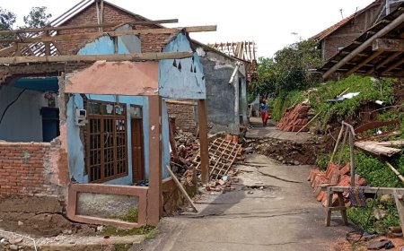 114 Rumah Rusak Berat Akibat Pergerakan Tanah di Brebes