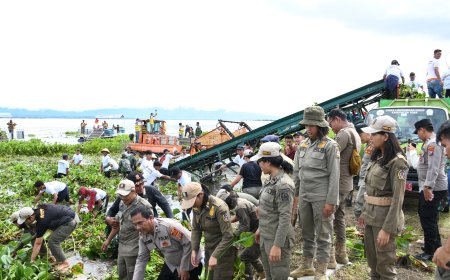Bupati Samosir Apresiasi Manunggal  Menjaga Keseimbangan Danau Toba dan Mengolah Eceng Gondok Jadi Kerajinan Bernilai Ekonomis