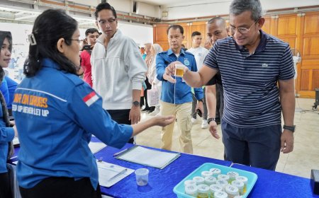 Camat dan Lurah Se-Kota Medan Tes Urine, Rico Waas: Semangat Menggalakkan Anti Narkoba Harus Dari Diri Sendiri