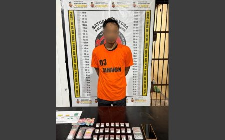 Penggerebekan Bandar Narkoba di Tapian Dolok, Polres Simalungun Sita 32,75 Gram Sabu