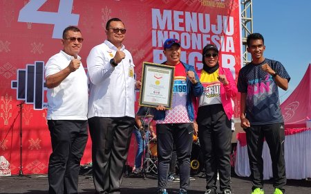 12 Ribu Peserta Berpartisipasi, Powerfit Indonesia Pecahkan Rekor MURI