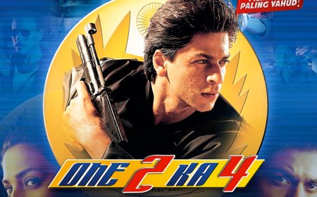 Mega Bollywood ANTV: Sinopsis Film One 2 KA 4 Aksi Shah Rukh Khan dan Juhi Chawla