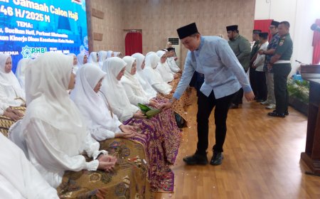 Dinkes Medan Gelar Halal Bihalal dan Tepung Tawari 31 Calon Jamaah Haji