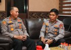Jenguk Kapolsek Medan Belawan, Wakapolda Sumut Beri Semangat ke Personel Polres Belawan