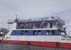 Kapal Penyebrangan Simanindo Menuju Tigaras Dihentikan Sementara Akibat Angin Kencang
