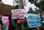 Protes Kebijakan Aplikator, Ribuan Ojol di Medan Geruduk Kantor Gubernur Sumut