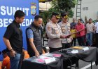Polrestabes Medan Tangkap 4 Debt Collector Perampas Handphone dan Mobil Wanita