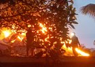 Semakin Membesar, Petugas Damkar Kewalahan Padamkan Api di Urban Hotel Danau Toba