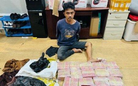 18 Kg Sabu di Aceh Gagal Edar, Polisi Ringkus Satu Pelaku