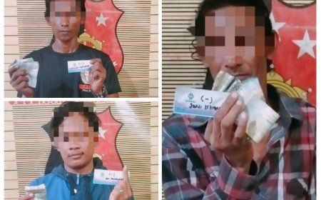 Polsek Hamparan Perak Tangkap 3 Pelaku Pungli Modus Atur Lalulintas di Jembatan Titi Payung