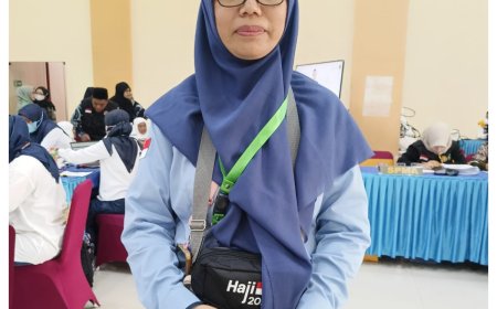 Sosok Marhani, Wanita yang jadi Ketua Kloter 10 Embarkasi Medan