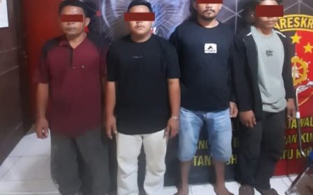 Dituduh Mencuri, Pria di Labuhanbatu Dianiaya: 4 Pelaku Berhasil Ditangkap