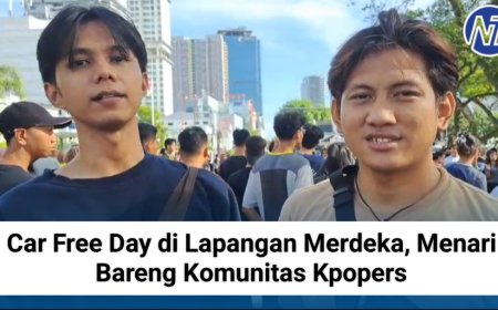 Car Free Day di Lapangan Merdeka, Menari Bareng Komunitas Kpopers
