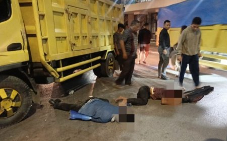 Sepeda Motor Tabrak Truk di Samosir, 1 Orang Tewas dan 1 Luka-luka
