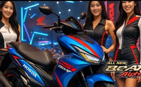 All New Honda Beat Alpha 2025 dengan Desain Futuristik dengan Sentuhan Racing
