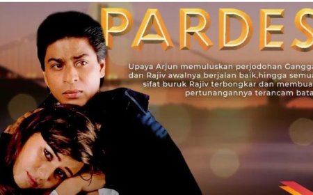 Sinopsis Film Pardes Diperankan Shah Rukh Khan di Mega Bollywood Tayang di ANTV Hari Ini