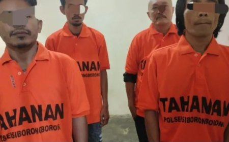 Pencurian Kerbau di Siborong-borong Libatkan ASN asal Samosir, Empat Pelaku Ditahan
