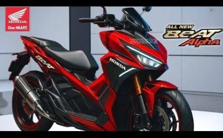 All New Honda Beat Alpha 2025 Super Canggih Plus Efisiensi Bahan Bakar Cocok Buat Balapan di Aspal Kota dan Pedesaan