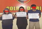Polres Dairi Ciduk 3 Pelaku Pencurian Emas dan Surat Berharga Senilai Rp700 Juta
