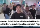 Menteri Bahlil Lahadalia Diteriaki Penipu, Hindari Bertemu dengan Masyarakat Papua