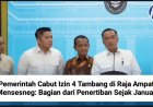 Pemerintah Cabut Izin 4 Tambang di Raja Ampat, Mensesneg: Bagian dari Penertiban Sejak Januari