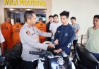 Empat Korban Terima Pinjam Pakai Barang Bukti Kasus Pencurian Motor