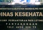 Dinas Kesehatan Madina Keluarkan Surat Edaran Cegah Penyebaran Covid 19