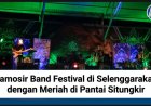 Samosir Band Festival di Selenggarakan dengan Meriah di Pantai Situngkir
