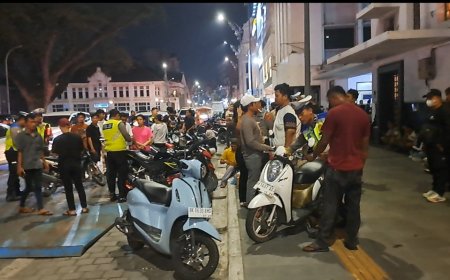 Satlantas Polrestabes Medan Gelar Razia, Banyak Remaja Terjaring Melanggar Lalu Lintas