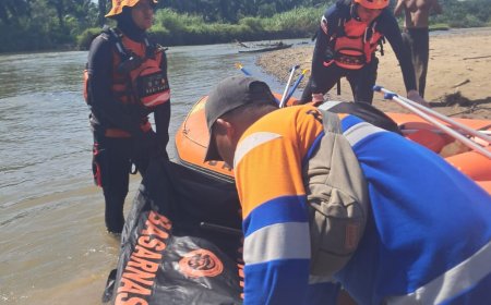 Terseret Arus Sejauh 6 Km, Jenazah Remaja Hanyut di Sungai Barumun Ditemukan