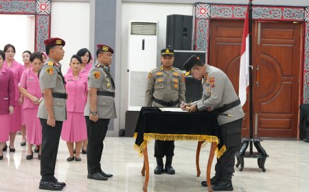 Kombes Pol Ricko Taruna Mauruh Resmi Jabat Direktur Reskrimum Polda Sumut