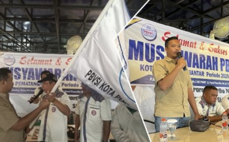Mantan Ketua Badko HMI Sumut Alwi Hasbi Silalahi Terpilih jadi Ketua PBVSI Siantar 2025-2029