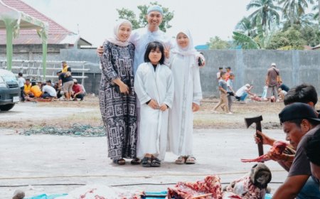 Polres Tapsel Sembelih 16 Ekor Lembu di Idul Adha 1446 H, Ini Harapan Kapolres AKBP Yasir Ahmadi