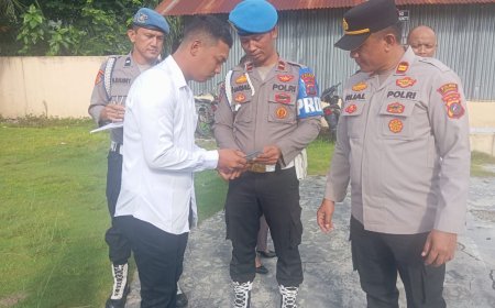 Jelang Hari Bhayangkara ke-78, Propam Polsek Aek Natas Gelar Gaktiblin Personel