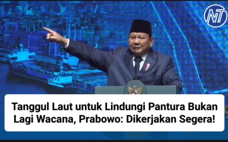 Tanggul Laut untuk Lindungi Pantura Bukan Lagi Wacana, Prabowo: Dikerjakan Segera!