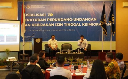 Imigrasi Medan Dorong Digitalisasi Layanan dan Pengawasan Keimigrasian Lewat  Sosialisasi