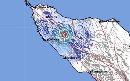 Pidie Aceh Diguncang Gempa Bumi Tektonik Magnitudo 4.4