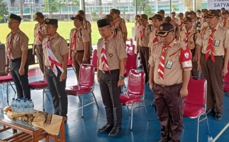 Lapas Cipinang Ikuti Pembukaan Perkemahan Pramuka Pemasyarakatan 2025
