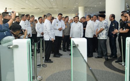 Percepat Layanan Keimigrasian di Kualanamu, Menteri Imipas Bersama Gubernur Sumut Launching Autogate
