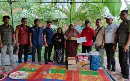 Ditengah Retreat, Bupati Al-Farlaky Peduli Korban Terkaman Buaya