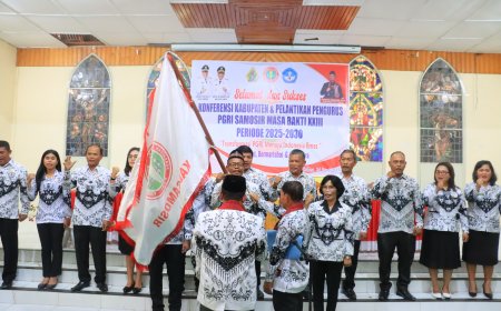 Wabup Samosir Harapkan PGRI Berkontribusi Nyata dalam Pembangunan Pendidikan