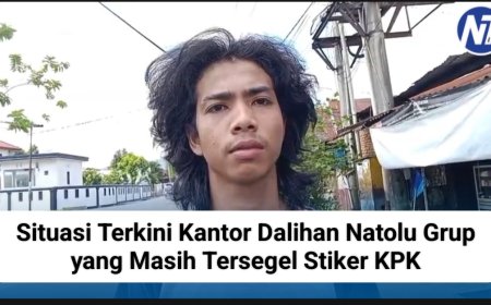 Situasi Terkini Kantor Dalihan Natolu Grup yang Masih Tersegel Stiker KPK