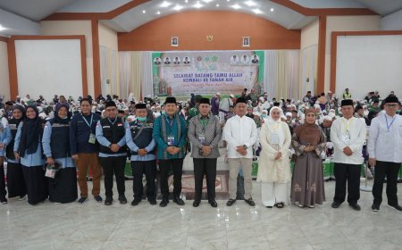 5.373 Jemaah Haji Sumut Sudah Kembali ke Tanah Air