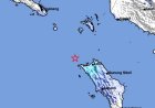 Nias Utara Diguncang Gempa Bumi Tektonik Berkekuatan Magnitudo 4.6