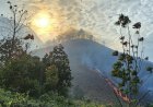 DLHK Sumut Belum Hitung Luas Areal Perbukitan Sitio-tio Samosir yang Terbakar