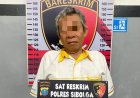 Pria Lansia Diduga Terlibat Perjudian Tebak Angka Diamankan Polres Sibolga