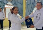 Kalapas Padangsidimpuan Pimpin Apel Kenaikan Pangkat dan Penyematan ID Card