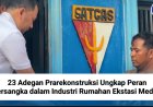 23 Adegan Prarekonstruksi Ungkap Peran Tersangka dalam Industri Rumahan Ekstasi Medan